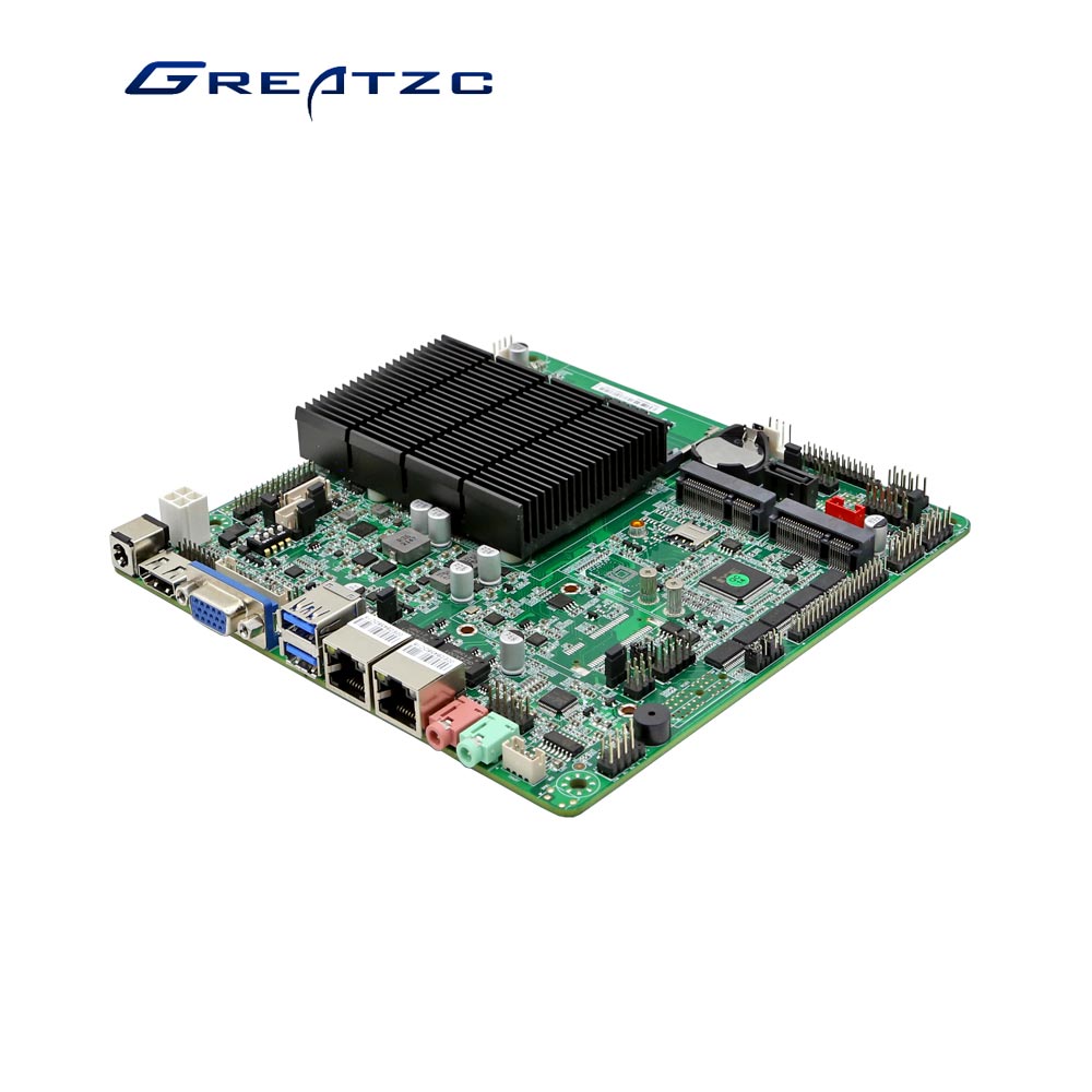 ZC-ITX40D-J4125四核無風扇miniITX工控香蕉直播APP安装支持雙網6串EDPLVDS
