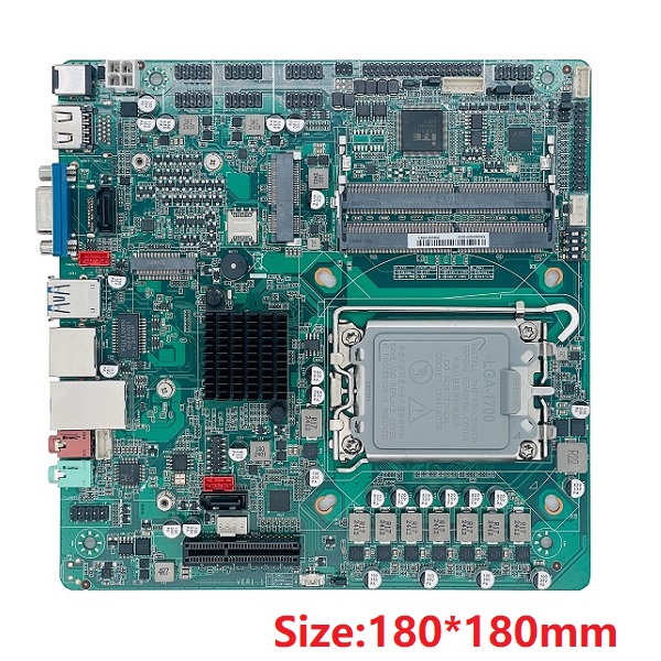 intel第12代13代桌麵式迷你工控香蕉直播APP安装ZC-ITXB660DC 雙網6COM